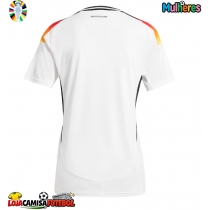 Camisa de Futebol Alemanha Equipamento Principal Mulheres Europeu 2024 Manga Curta